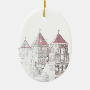 Weißrussland Mir Schloss Architektur Keramik Ornament