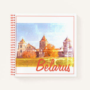 Weißrussland Mir Schloss Architektur Natur Notizbu Notizbuch