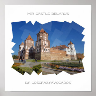 Weißrussland Mir Schloss Architektur Natur Poster