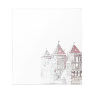 Weißrussland Mir Schloss Architektur Notizblock