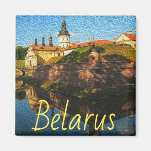 Weißrussland Neswisch-Palast Architektur Natur Mag Magnet