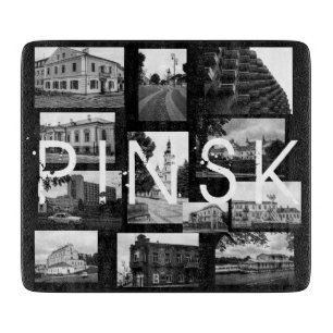 Weißrussland Pinsk П и нк Architektur Stadtbild Co Schneidebrett