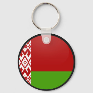 Weißrussland-Qualität Flaggen-Kreis Schlüsselanhänger