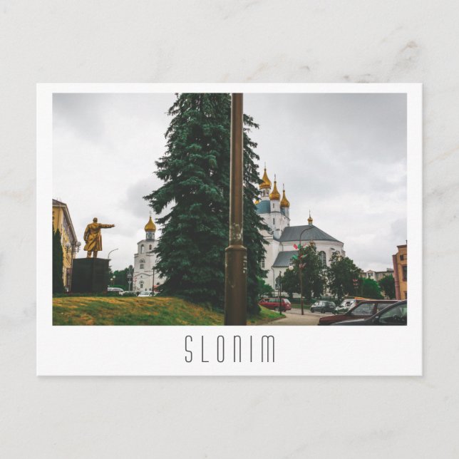 Weißrussland Slonim City Town View Architecture Le Postkarte (Vorderseite)