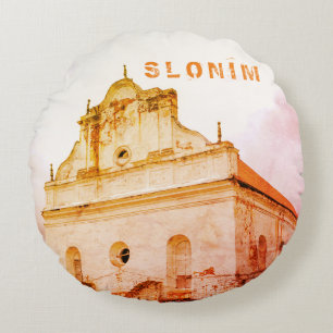 Weißrussland Slonim Große Synagoge-Architektur Rundes Kissen