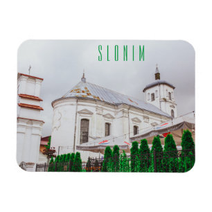 Weißrussland-Slonim-katholische Kirchenarchitektur Magnet