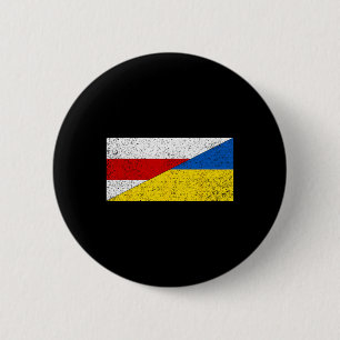 Weißrussland Ukraine Flagge Belarussisch Ukrainisc Button