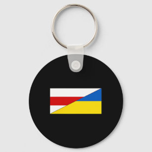 Weißrussland Ukraine Flagge Belarussisch Ukrainisc Schlüsselanhänger