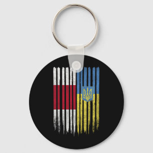 Weißrussland Ukraine Weißrussisch Ukrainisch Flagg Schlüsselanhänger