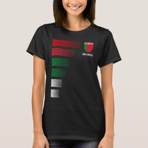 Weißrusslandflagge Emblem Patriotisch belarussisch T-Shirt