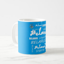 Weißrusslandische Blume Kaffeetasse