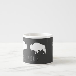 Weißrusslands Bison З б р е л у Б а р у с Espressotasse