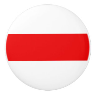 Weißrusslands Protestflaggensymbol Keramikknauf