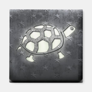 Weißschildkröte Magnet