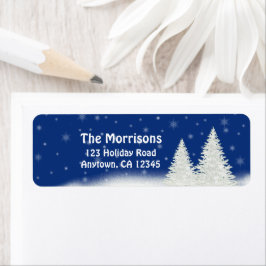 Weißschneebedeckte Bäume | Winter Holiday Address