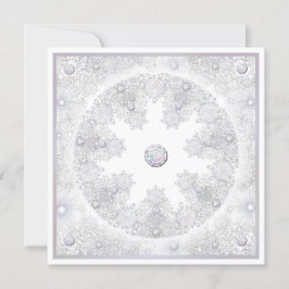 Weißschneeflocke Karte