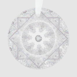 Weißschneeflocke Ornament