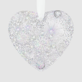 Weißschneeflocke Ornament