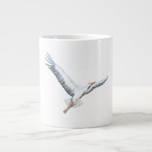 Weißstorch Jumbo-Tasse
