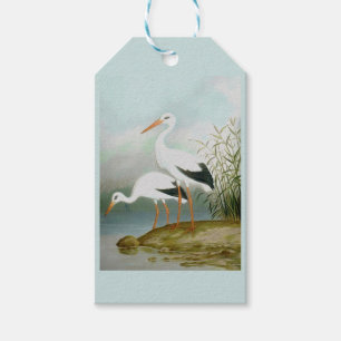 Weißstorch, Vogelbilder Geschenkanhänger