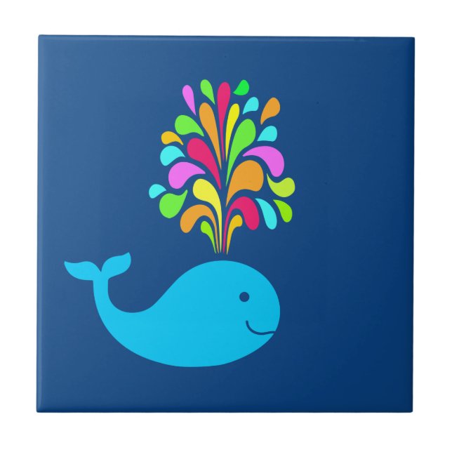 Weißwal Fliese (Vorderseite)