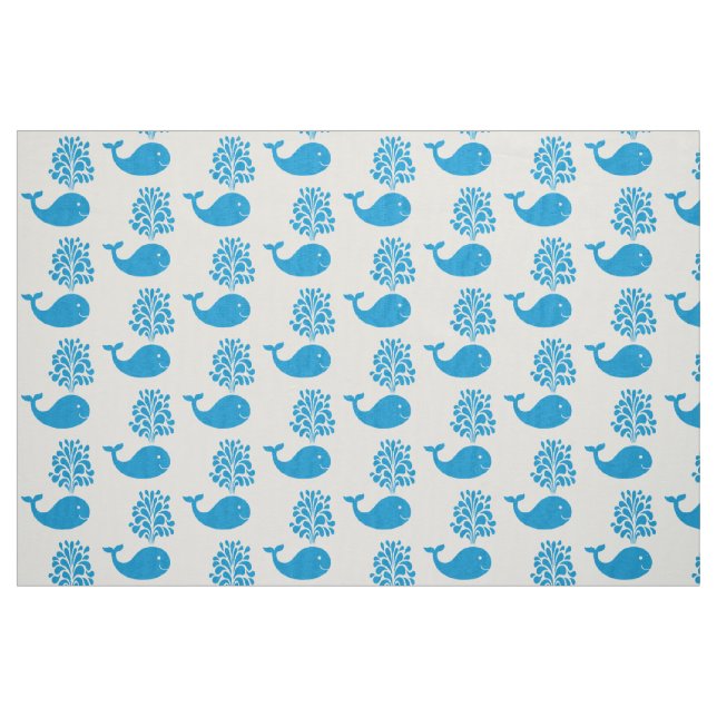 Weißwal Stoff (Fat Quarter (45,7 x 55,9 cm))
