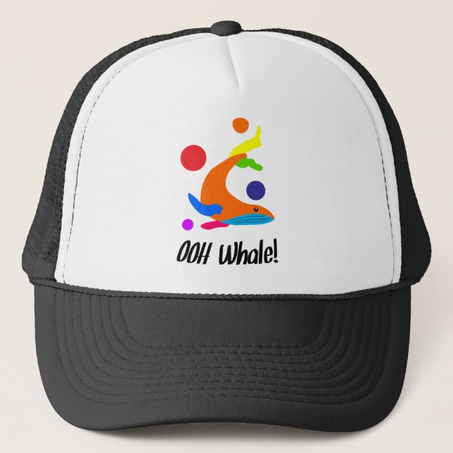 Weißwal Truckerkappe (Vorderseite)