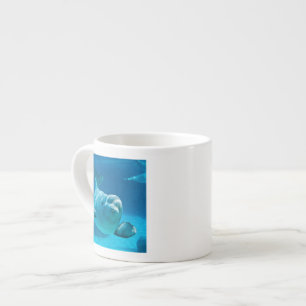 Weißwal-Wal Espressotasse