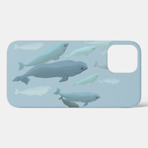 Weißwal-Wal iPhone 3 Fall-Wal-Kunst-Fall Case-Mate iPhone Hülle