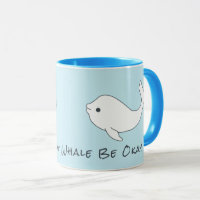 Weißwal-Wal-Tasse