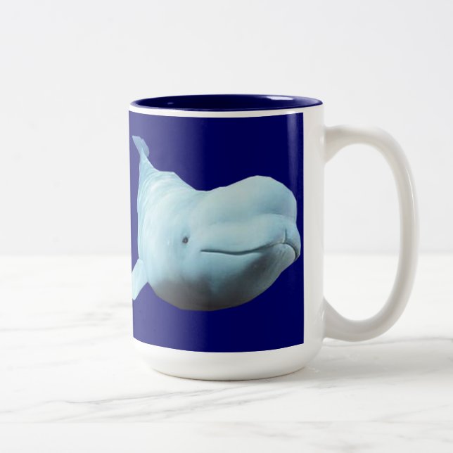 WEISSWAL-WAL-TASSE ZWEIFARBIGE TASSE (Rechts)