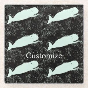 Weißwale Thunder_Cove Glasuntersetzer