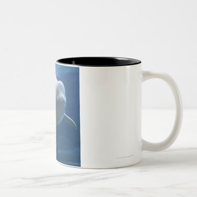 Weißwalwal (Delphinapterus leucas) Zweifarbige Tasse (Rechts)