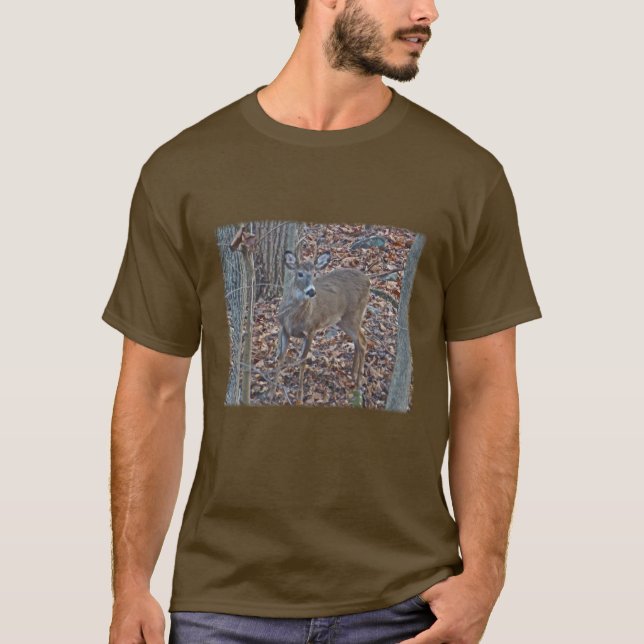 Weißwedelhirsch-Spitzen-Dollar-Reihe T-Shirt (Vorderseite)