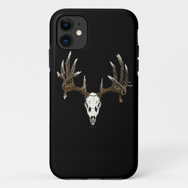 Weißwedelhirschschädel Case-Mate iPhone Hülle (Rückseite)