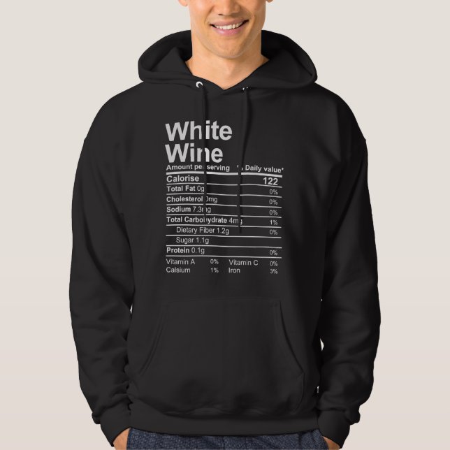 Weißwein Hoodie (Vorderseite)