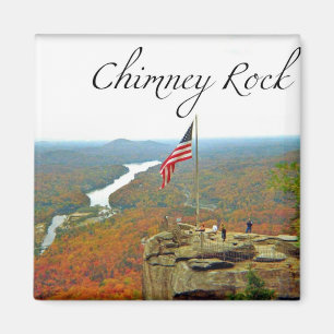 Weit über dem Chimney Rock Magnet