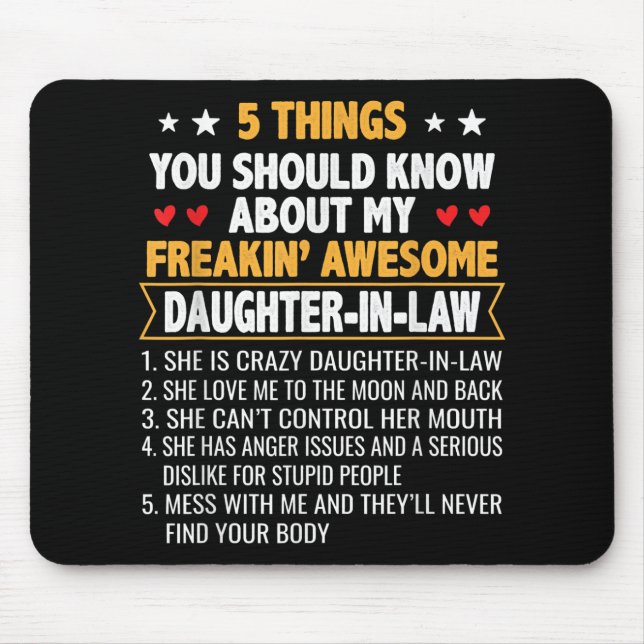 Weit und Mutter im Recht von der Tochter im Recht Mousepad (Vorne)