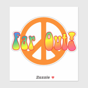 Weit weg!Aufkleber Aufkleber