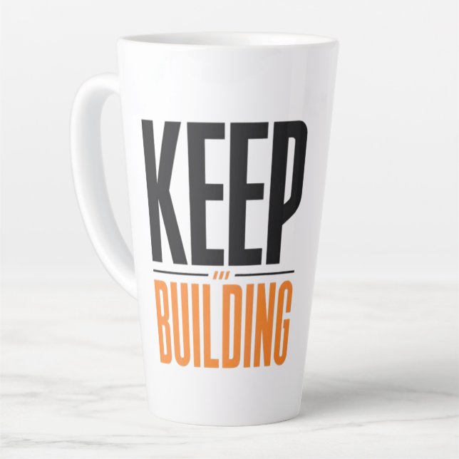 WEITER BAUEN MILCHTASSE (Linke Ecke)