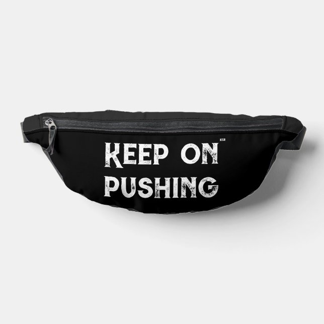 Weiter geht's Minimalistische Motivation Bauchtasche (Ablage )
