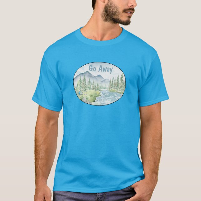 Weiter in die Natur T-Shirt (Vorderseite)