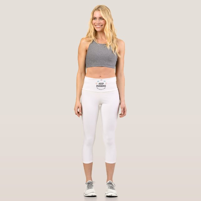 Weiter Laufen Capri Leggings (Vorderseite)