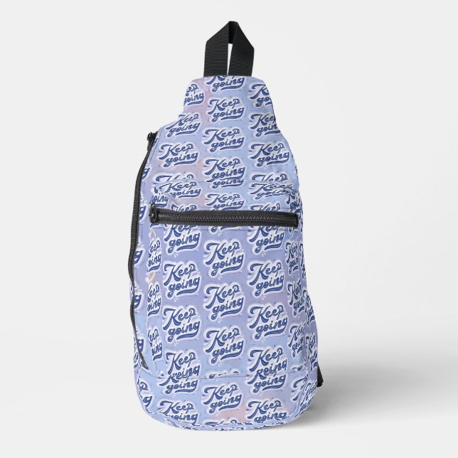 Weiter Machen Crossbody Bag (Vorderseite)
