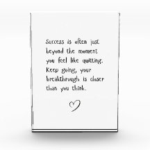 Weiter machen Erfolg Motivation Inspirierendes Zit