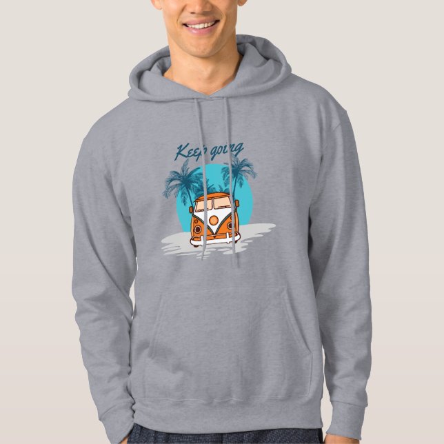 Weiter Machen Hoodie (Vorderseite)