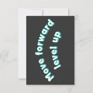 Weiter nach oben gehen RSVP karte