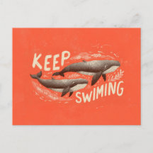 Weiter Schwimmen Wale