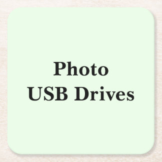 Weiter scrollen, um diese Foto-USB-Festplatte zu s Rechteckiger Pappuntersetzer