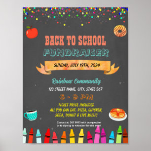 Weiterbearbeiten zum Schulfrühstück Sozialer Flyer Poster